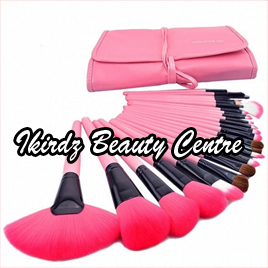 mekap-set 24pcs brush pink professional