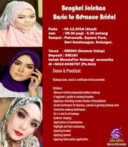 kelas-makeup-murah-solekan-asas-bridal-pengantin-selangor