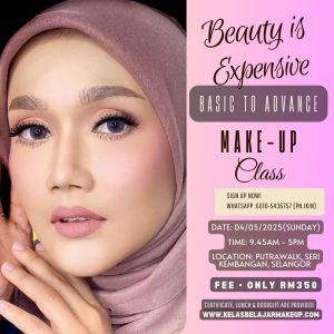 Mei kelas make up viral solekan asas basic selangor kuala lumpur