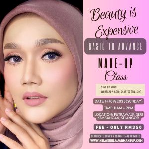 kelas-solekan-september-2025-basic-makeup-pengantin-soft-glam
